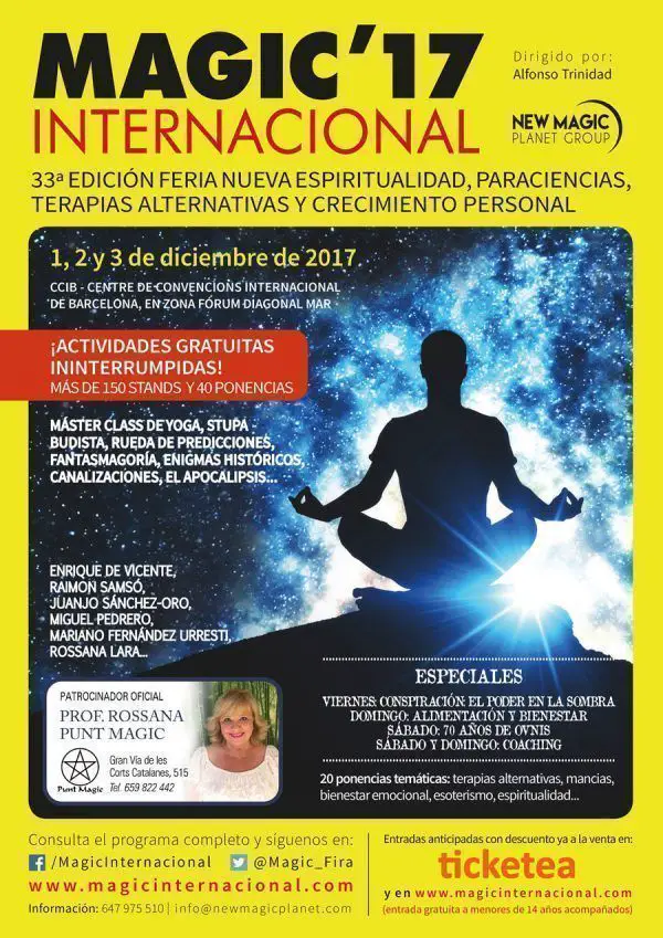 Magic International 2017 - El salón de la nueva espiritualidad, paraciencias, terapias alternativas y crecimiento personal más grande y antiguo de Europa 1