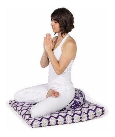 Zafu para yoga y zabuton - Cojines imprescindibles para meditar en yoga 7